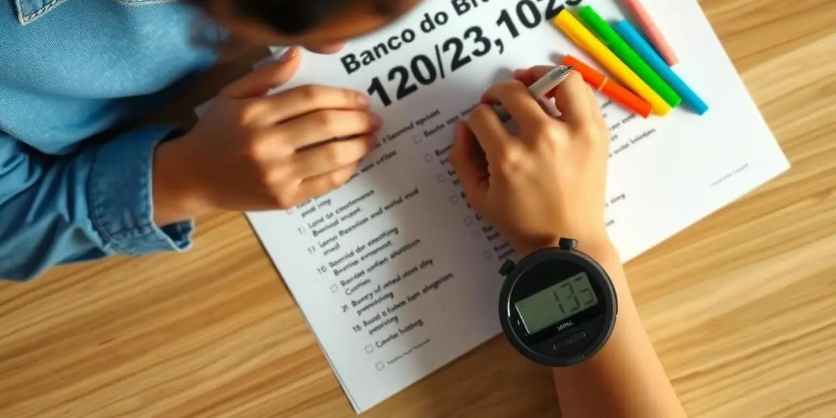 Gerencie o Tempo de Forma Inteligente Durante a Prova do Concurso BB 2025