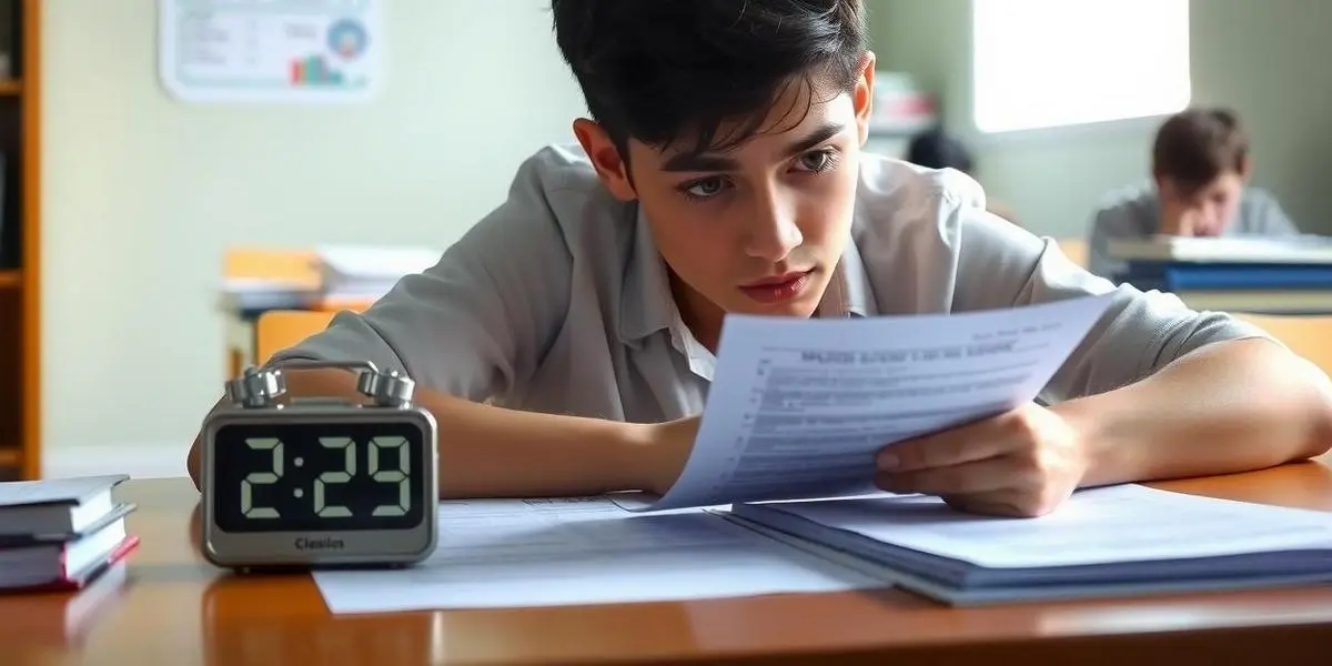 Simule as Condições da Prova Durante os Estudos