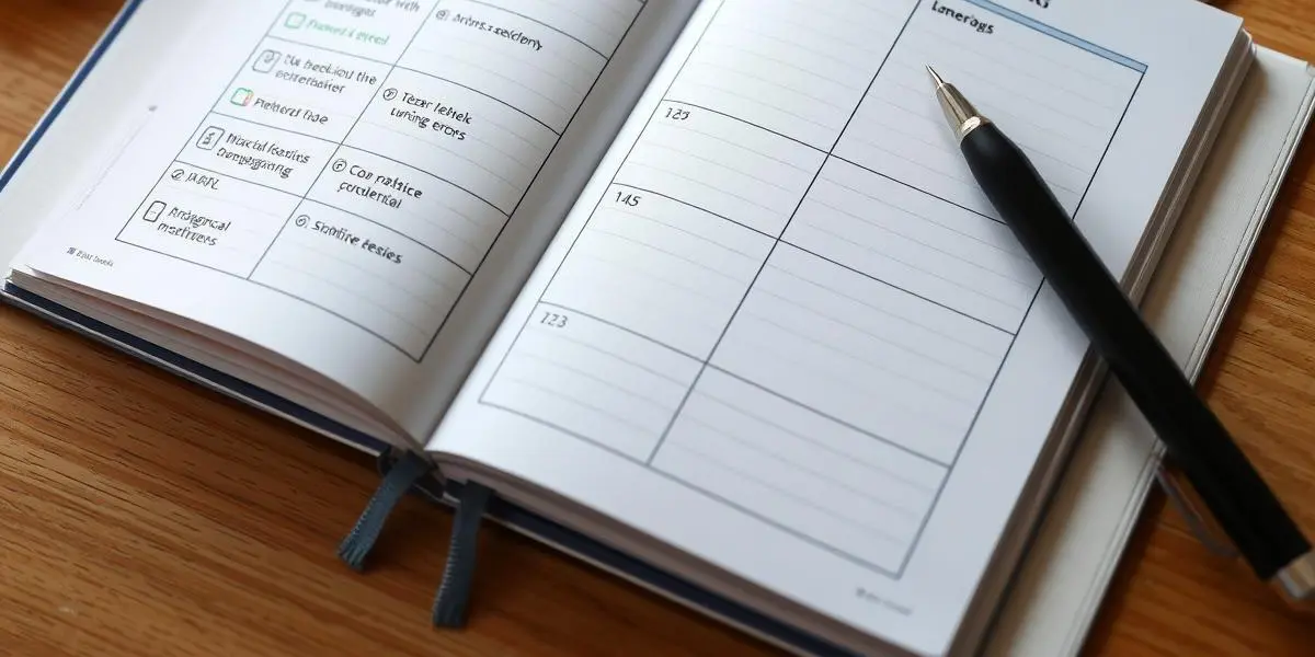 Criando um Caderno de Erros Eficiente